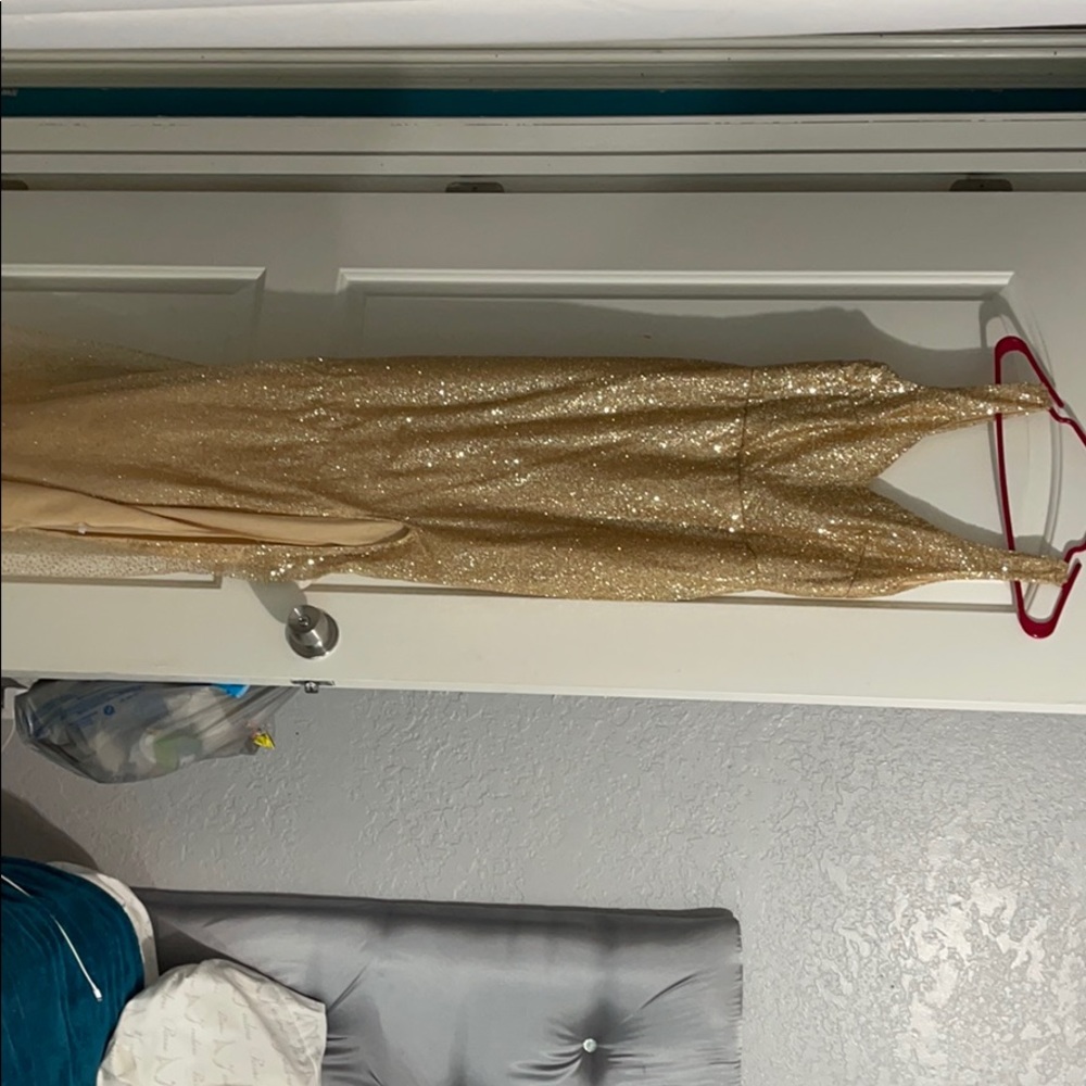 Gold Glitter Dress